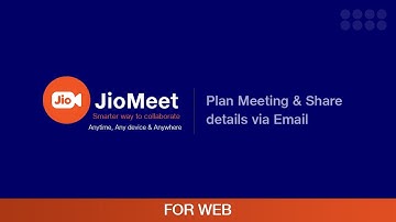 How to Plan a Meeting and Share Meeting Details via Email | Using a Web Browser
