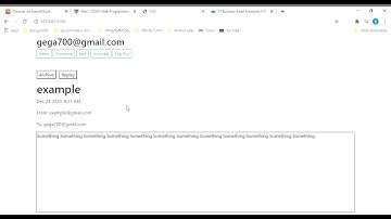 Harvard CS50 Project 3: Mail web app using Javascript