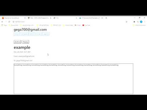 Harvard CS50 Project 3: Mail web app using Javascript
