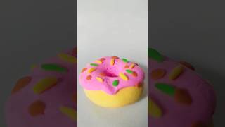 Clay Donut Strawberry and vanilla. #Clayart Clay Kids PK