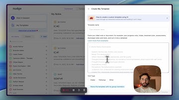 How to Create a Template | Nudge AI