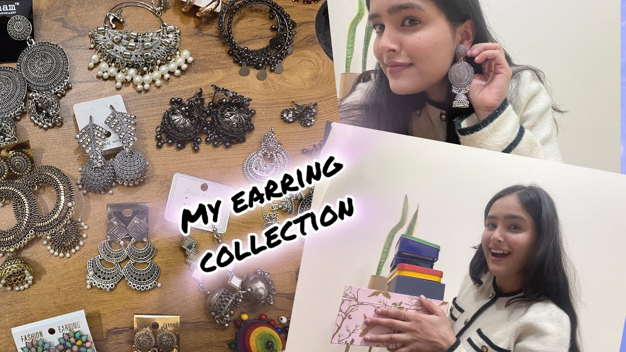 My First Fashion Video | Earring Collection 👂 I Actually Wear 🌟  