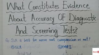 Chapter 3||WHAT CONSTITUTES EVIDENCE ABOUT ACCURACY OF DIAGNOSTIC AND SCREENING TESTS?