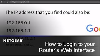 How to Login to your NETGEAR Router's Web Interface | PC and Mac screenshot 3