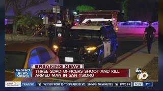 SDPD officers kill armed man in San Ysidro standoff