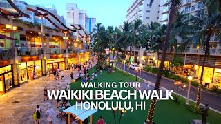 Exploring Waikiki Beach Walk in Honolulu, Hawaii USA Walking Tour #waikikibeachwalk #waikiki #hawaii
