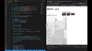 Camera to ASCII Javascript screenshot 2