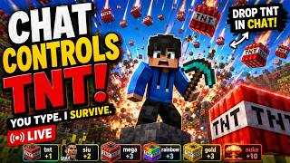 Information Falling TNT Challenge! YOU Control Minecraft 😱 Update