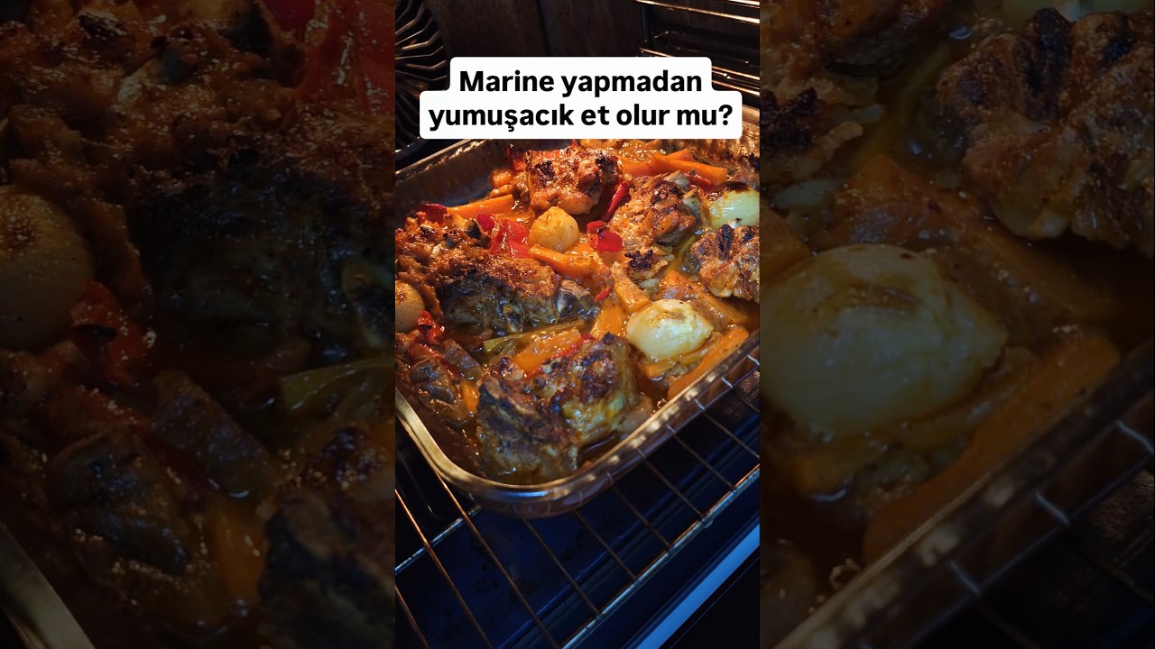 Fırında Kuzu Eti Nasıl Lokum Gibi Pişer? 🔥 (Püf Noktalarıyla) #pratiktarifler #etliyemekler #foodie