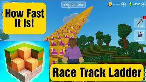 Race Track Ladder - Block Craft 3d: Building Simulator Games for Free