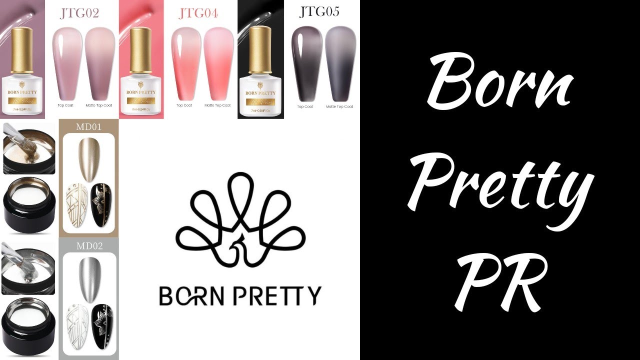 BORN PRETTY PR PACKAGE  JELLY THERMAL POLISH & METALLIC DRAWING GEL 