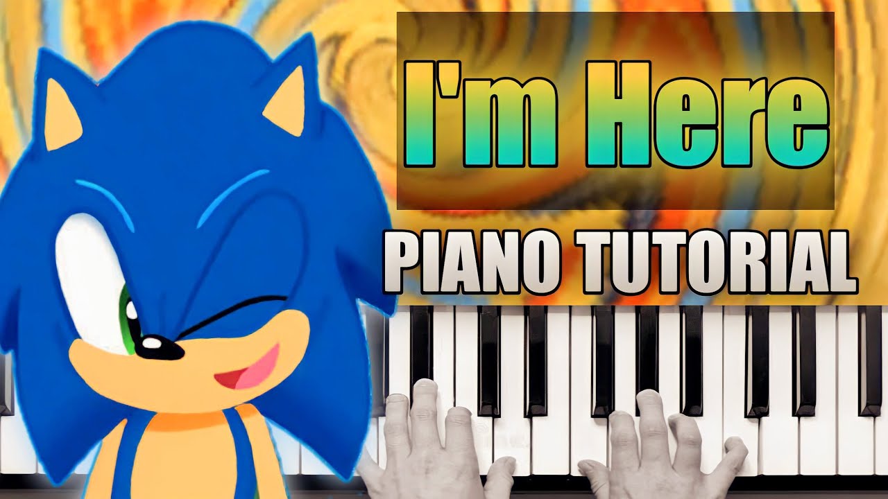 Sonic Frontiers - I'm Here Piano Tutorial