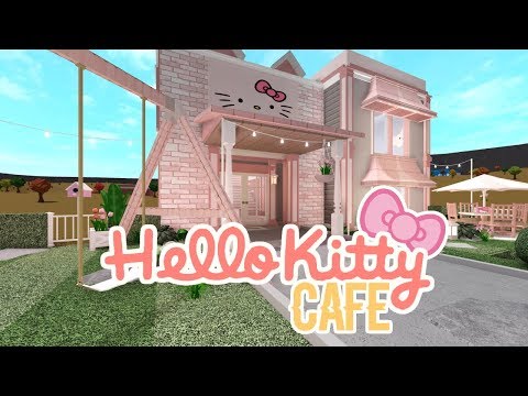 Bloxburg Hello Kitty Cafe Full Tour With Daycare Arcade Youtube - roblox picture ids for bloxburg daycares