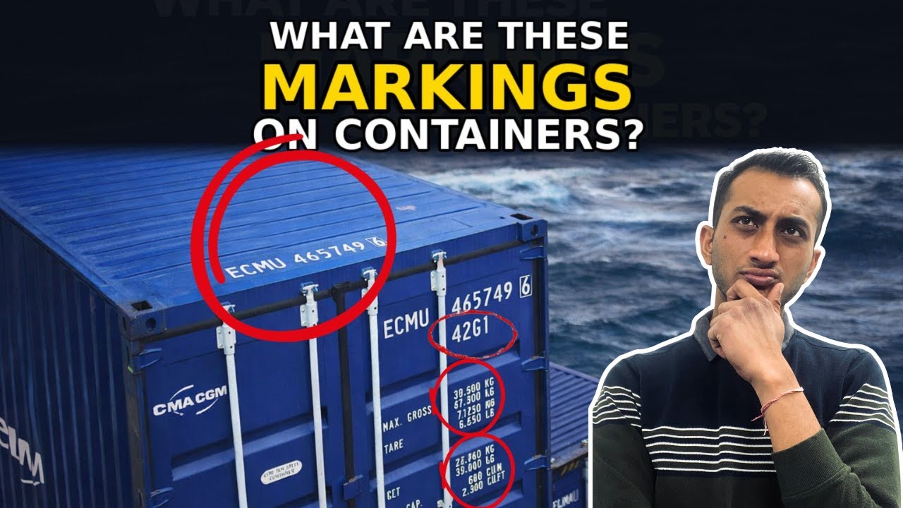Cargo Container Marking | Container Numbering | Merchant Navy Knowledge ...