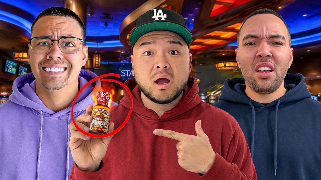 First to Lose $500 in the Casino Has to Drink the HOTTEST Sauce in the World
