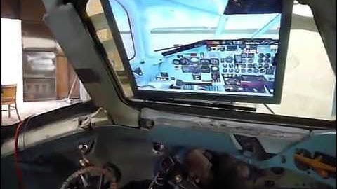 Czech DC-9 project: almost all analog controls and rejetced takeoff demonstration