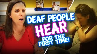 Amazing People Hearing for the First Time! Deaf & Hearing Impaired Get Cochlear Implants turned on!