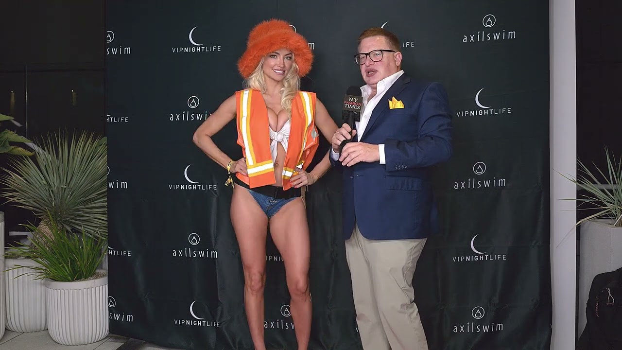 The One and Only LINDSEY PELAS at MAXIM / AXIL SWIM Holloween Party at W Hotel Hollywood, CA