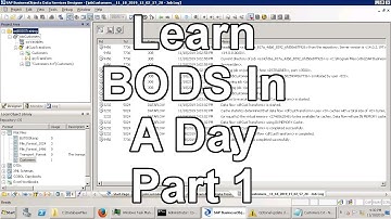 Learn BODS in a Day Part 1