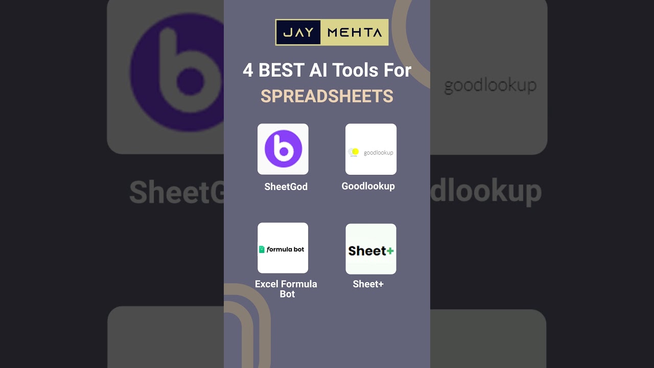 4 Best AI Tools for Spreadsheets