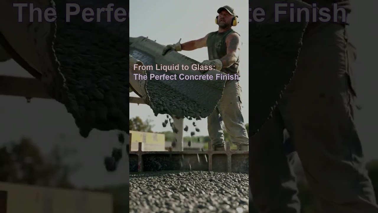 From Liquid to Glass: The Perfect Concrete Finish
