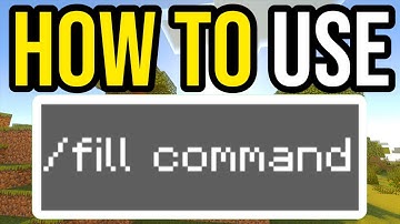How To Use /Fill Command In Minecraft Ps4/Xbox/PE