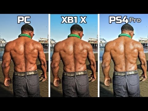 GTA 5 | PC VS Xbox One X VS PS4 Pro | Graphics Comparison 