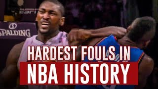 Hardest Fouls In NBA History