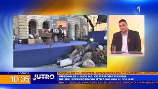 JUTRO  - Da li je tvit Aleksandra Odžića o traktorima i "Oluji" govor mržnje | PRVA