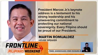 Pagdiin ni Marcos ng karapatan ng Pilipinas sa West PH Sea, pinuri ng maritime security experts