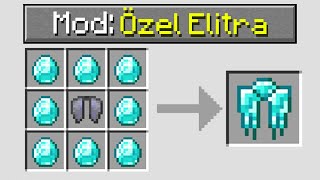 Minecraft Ama Özel Eli̇tra Var..