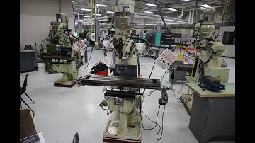 Acer Ultima 3VS Vertical Mill, Var Spd, Mitutoyo 2-Axis DRO, X-Axis Servo Pwr Tbl Feed, Quill Scale