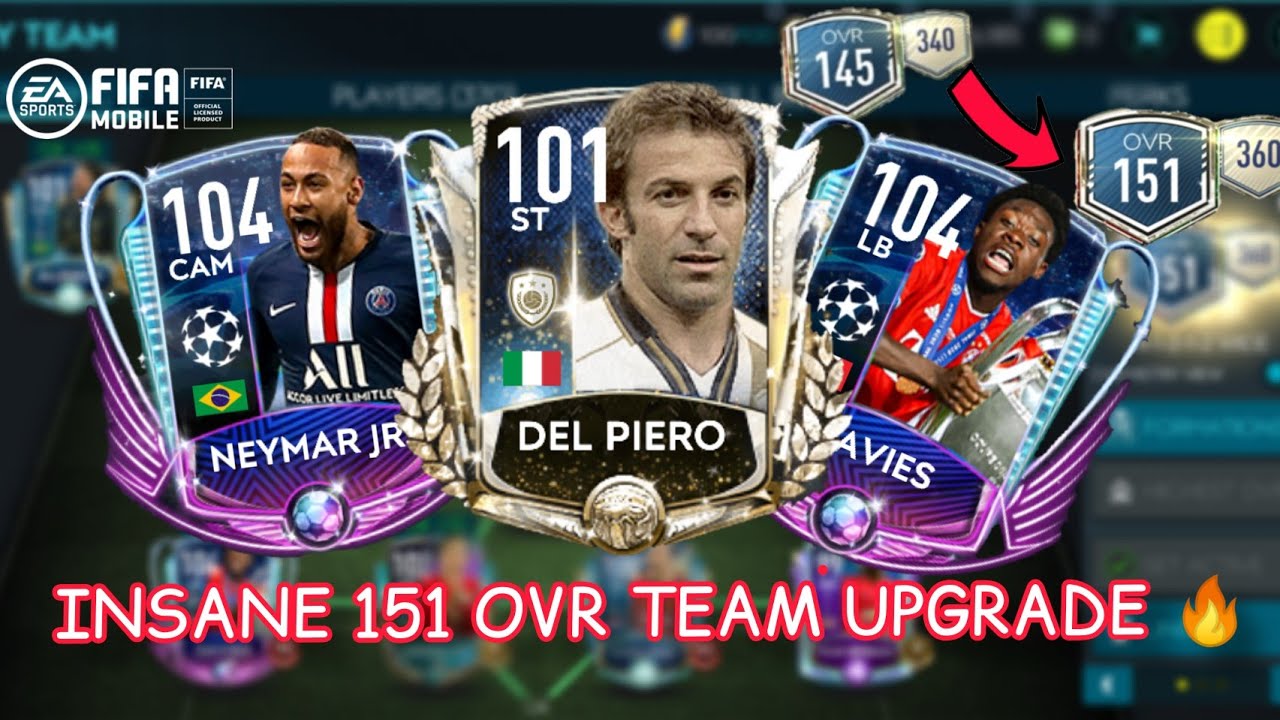INSANE 151 TEAM UPGRADE || 80 MILLION COINS!! || FIFA MOBILE || Avarnerv ||