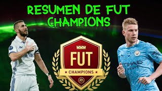 RESUMEN DE FUT CHAMPIONS CON BENZEMA POTM QUE ES EL MEJOR SBC QUE PUDE HACER | FIFA 22