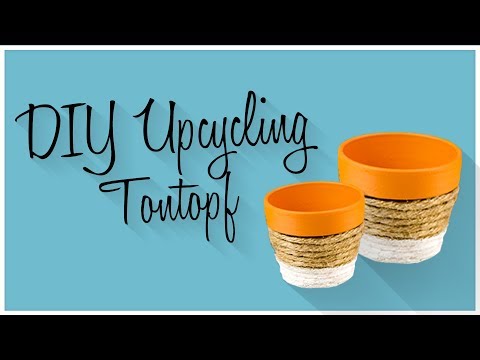 DIY Deko für dein Zimmer: Tontopf upcyclen