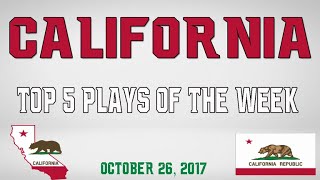 California - Top 5 Plays