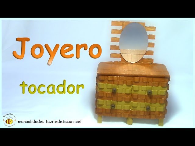 Como hacer un tocador