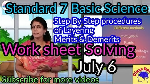 First Bell 2.0 STD 07 Basic Science Class 04 Unit 1 part 2 @Class Room