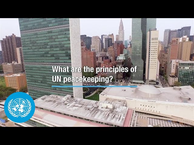 What are the principles of UN peacekeeping? 