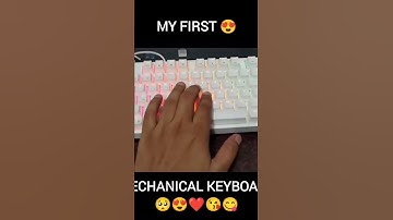 Royal Kludge RK87 TKL with Red Switches | My First Mechanical Keyboard 😍