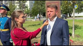 В Агалатово открыли бюсты летчикам Завитухину и Кириллину