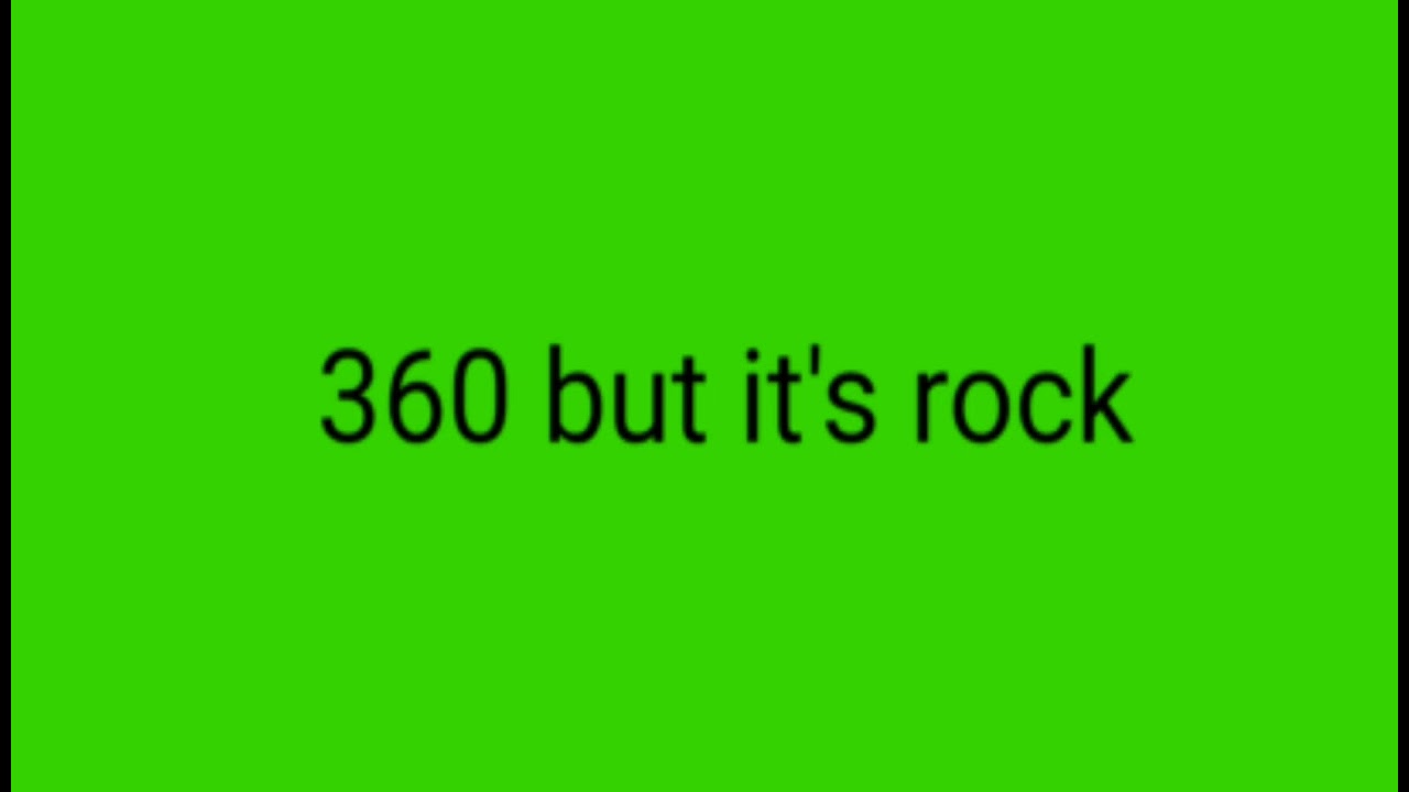 charli xcx 360 but it's rock