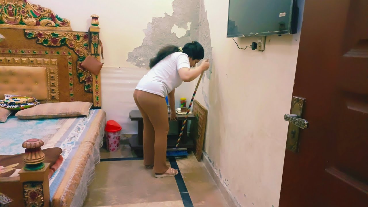 KAMRY KI MUKMAL SAFAI _ village life in Pakistan | Daily Routine | @Ayeshajuttvlogs123