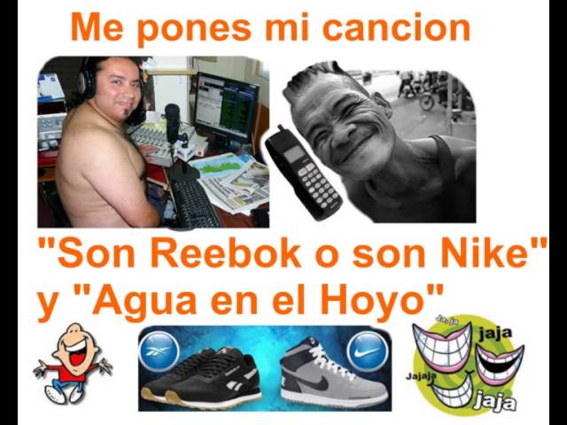 Esos son REEBOK o son NIKE y Agua en el Hoyo YouTube