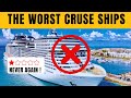 The Most Disappointing Ship for Every Cruise Line!