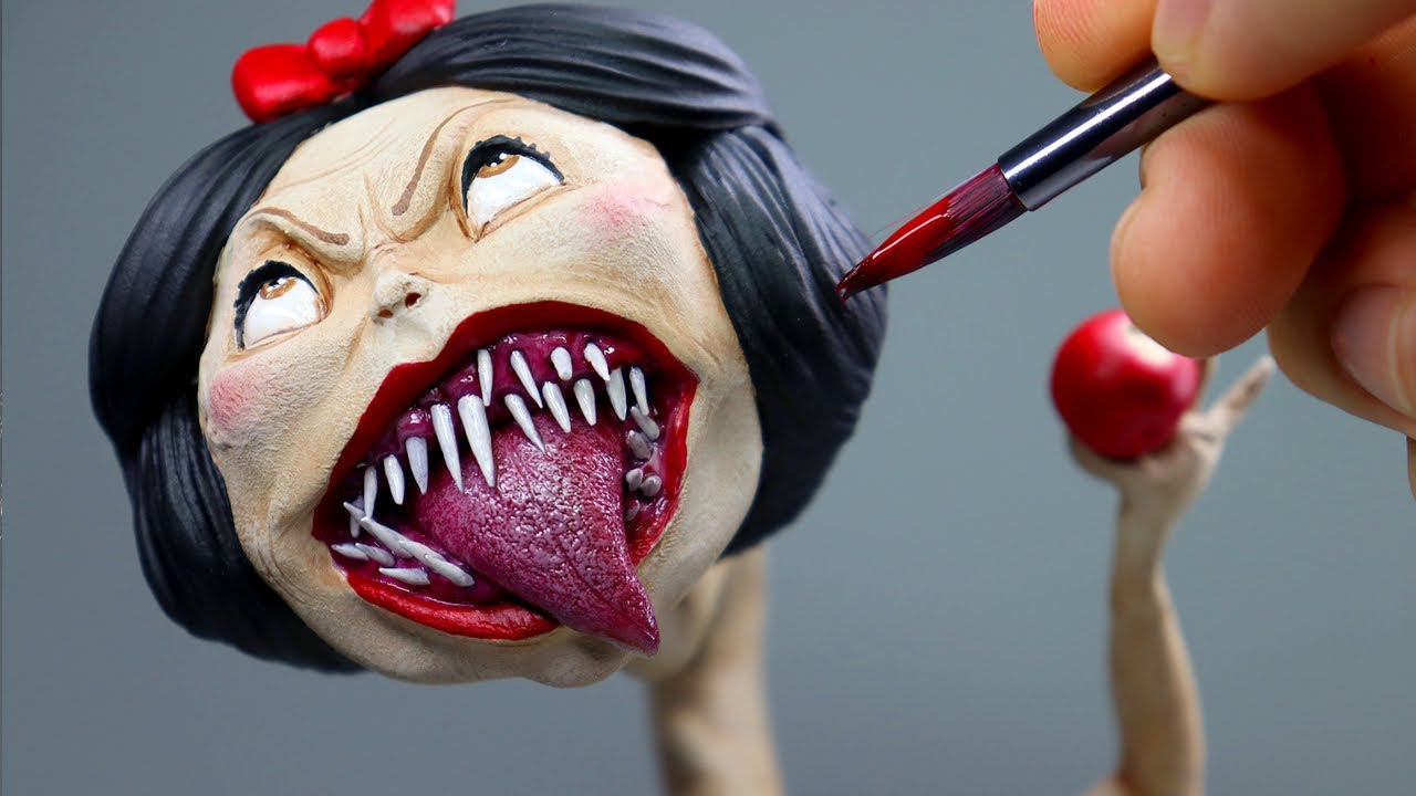 I Sculpted Snow White, but she's a monster...