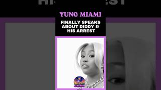 #YungMiami finally speaks on dating #Diddy prior to his arrest with #Charlamagne 👀