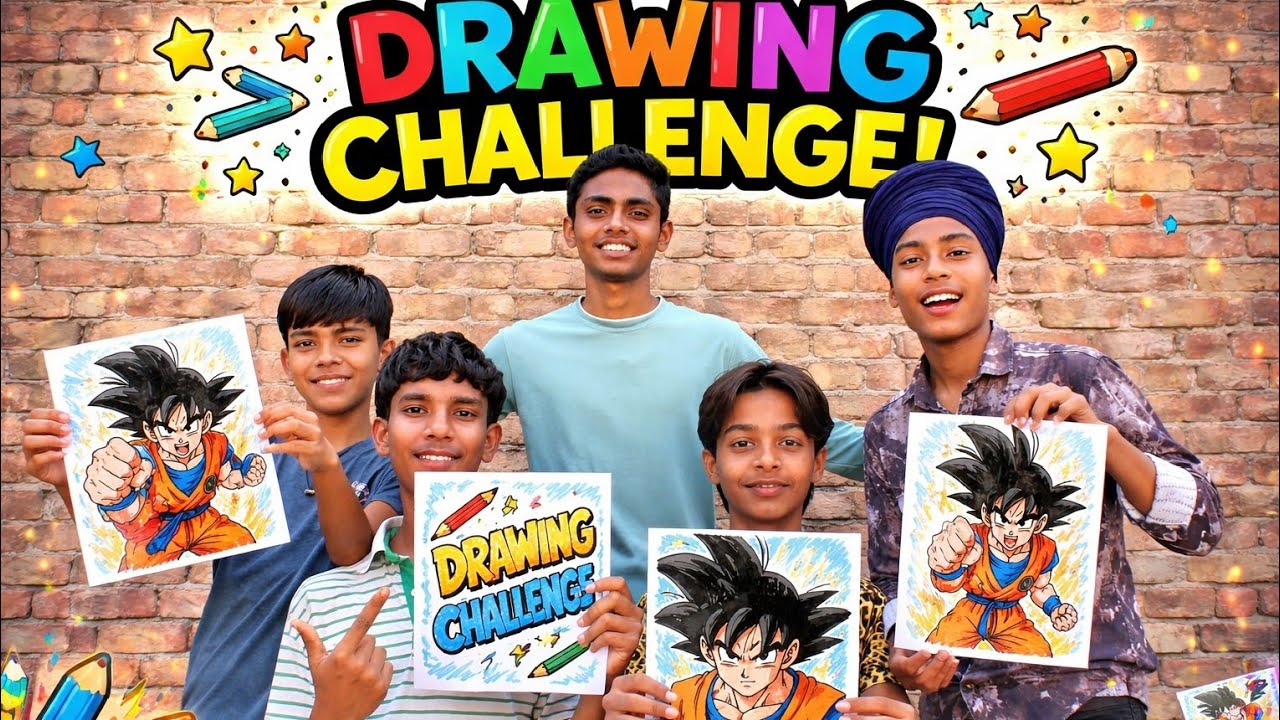 Impossible Drawing Challenge 😳Drawing Challenge 😱 Who Wins? - YouTube