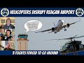 Helicopters Force 3 Planes to Go Around at Reagan Airport - Pilots React