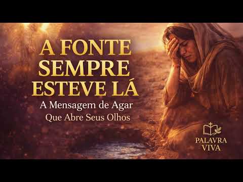 A FONTE SEMPRE ESTEVE LÁ 🕊️ A Pregação de Agar Que Vai Abrir Seus Olhos